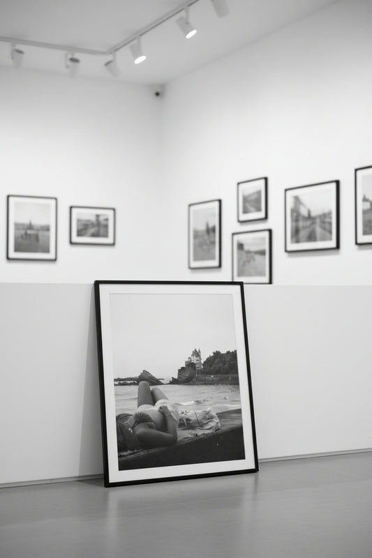 Photographie Fine Art, œuvre d'art, abstraction et océan, Pays Basque, Biarritz Véronique Botella Photography